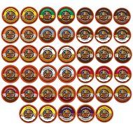 Crazy Cups Flavored Coffee Single Serve Cups for Keurig K Cups Brewer Variety Pack Sampler 40-count