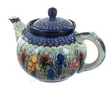 Polish Pottery Gladiolus Medium Teapot