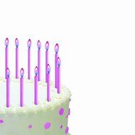 Wilton Flame Pink Candles, 12 Count N2