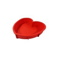 Silicone Heart Shape Cake Mould (Red)