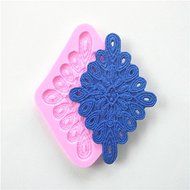 Wocuz W0513 Decoration Lace Candy Making Silicone Mold Cake Decorative Mould Fondant Chocolate Small Pastry Tool
