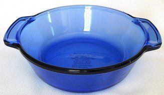 Anchor Hocking Cobalt Blue 2 Qt Casserole - NO LID