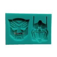 Yunko Transformers Optimus Prime Silicone Fondant Cake Decoration Mold Chocolate Candy Mold