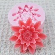 Tint One Hole Flowers Silicone Mold Fondant Molds Sugar Craft Tools Chocolate Mould For Cakes