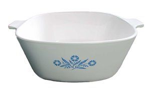 Corning Ware Blue Cornflower 2.5 Qt. Rectangular Casserole P-2.5-B - No Lid