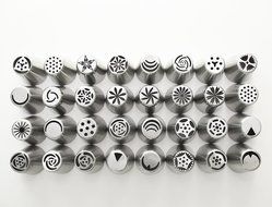 Nikkouware 43 Pcs Set DIY Russian Pastry and Piping Nozzle