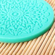 7cm Fondant Cake Round Lace Silicone Mold Sugar Art Tools N2