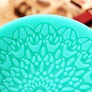 7cm Fondant Cake Round Lace Silicone Mold Sugar Art Tools N3