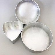 Round Aluminum Baking Tin Pan Mold Mould for Cake Bakery Kitchen DIY 3 Size/set. N7