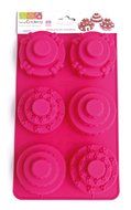 ScrapCooking Silicone Tiered Cakes Mold, Mini