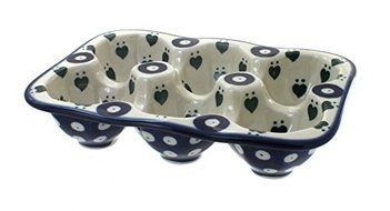 Polish Pottery Alyce Egg Tray (6-Count)