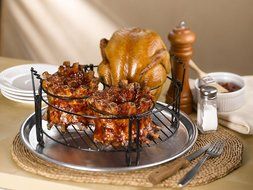 Nifty BBQ Rib and Chicken Rack N2