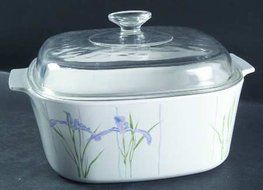 Corning Ware 5 Qt Blue Cornflower Dutch Oven with Lid N2
