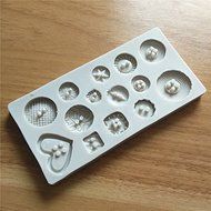 "New Button Shape Silicone Mold Jelly Soap Chocolate Mould DIY Baking Cake Decorating Tools" shopping N6