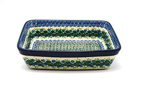 Polish Pottery Baker - Rectangular - Medium - Ivy Trail