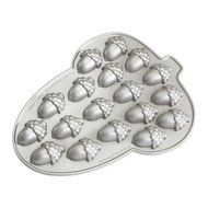 15.3" L x 11.75" W x 1.25" D Nordic Ware 18-Cavity Acorn Cakelet Pan