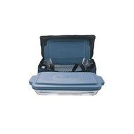 6 Piece Secure Zip Closure and Carrying Handle Bakeware set, Blue N2