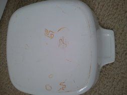 Vintage Corning Ware Country Festival 1 Qt Casserole Baking Dish with Lid N2