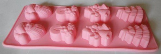 Creativemoldstore 1pcs Christmas Combination (HY1-102) Food Grade Silicone Cake/Jelly/Pudding/Ice DIY Mold N2