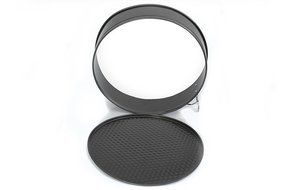 Cake Pans Set - Spring Form Pan With Removable Bottom, Tart Pan &amp; Loaf Pan &ndash; Round Cake Pans&ndash; Dishwasher Safe... N7