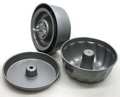Center Fill Cake Mold 4pc Set Non Stick Savarin Pan - Baking Set by Wolfgang Puck N2