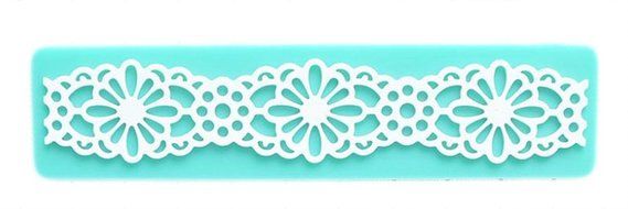 AmaranTeen - Silicone mold lace cake molds fondant tools forma de bolo cake N2