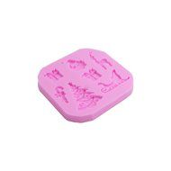 Holdding Mini Christmas Fondant Cake Silicone Mold for DIY Cake Decorating/A Lovely Tiny Mold Making You Have... N2