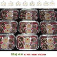 10 Pcs Mexican Boy Silver Aluminum Foil Trays Box With Personalized Paper Board Lid - All Party Theme Available N5