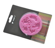 FOUR-C Silicone Molds Sea Animals Cake Design Moulds Color Pink N3