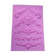 Click Down Bear Head Shape Fondant Cake Silicone Mold Pink Mini N11