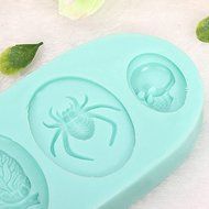 Spiders And Plants Sugar Silicone Cake Mold N3