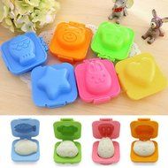 Tinksky 6pcs Sushi Rice Cake Egg Mold Mould Fish Car Star Heart Shape Cake Decorating DIY Mould Mold DIY Kitchen... N3