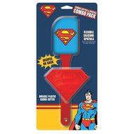 DC Comics Character Cookie Cutter and Spatula - Choose from Batman, Superman, or Wonder Woman Combo Pack (Wonder... N2