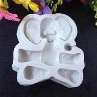 Elephant Silicone Mold -Sugar Paste Baking Mold - Animal Silicone Mold By Palker sky N2