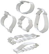 R &amp; M Mini Vegetable Cookie Cutter Set, Tin