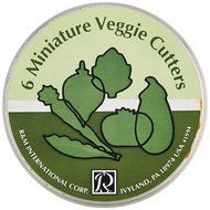 R &amp; M Mini Vegetable Cookie Cutter Set, Tin N2
