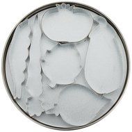 R &amp; M Mini Vegetable Cookie Cutter Set, Tin N3