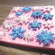 &quot;Christmas Snowflake Fondant Mold Cake Silicone Mould Bakeware Fondant Pastry Decorating Tool&quot; shopping N4