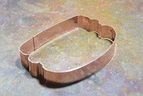 Single Hamburger Cheeseburger Copper Cookie Cutter Fast Food Shapes N3