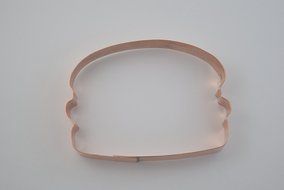 Single Hamburger Cheeseburger Copper Cookie Cutter Fast Food Shapes N4