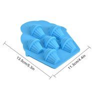 Bessto Silicone Muffin Cookie Cup Cake Baking Craft Mold Chocolate Jelly Maker Mould for Party Holidays Cupcake... N2