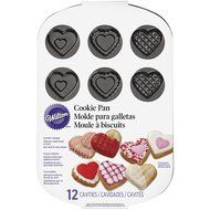 Wilton12 Cavity Small Heart Cookie Pan, 11.5 by 7.56-Inch