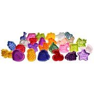 Set of 28 plastic plunger cookie cutters by Kurtzy TM