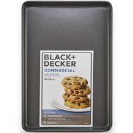 BLACK+DECKER 83389 Commercial Nonstick Cookie Sheet, Large, Gray N5