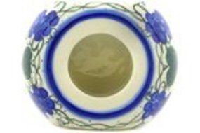 Polmedia Polish Pottery 6-inch Stoneware Heater H1645F Hand Painted from WR in Boleslawiec Poland. Shape S492D... N2