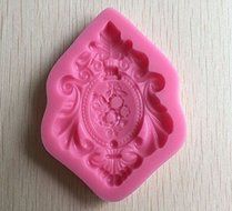 Beautiful Vintage Frame Shape 3d Silicone Cake Mold for Cake Decorating C503 N2