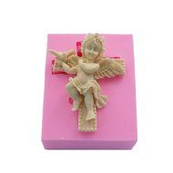 Wocuz WZ1269 Silicone Mold 3D Angel Shape Fondant Chocolate Mold for Decorating Party Cake Top or Side N2