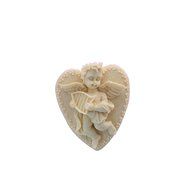 Wocuz WZ1269 Silicone Mold 3D Angel Shape Fondant Chocolate Mold for Decorating Party Cake Top or Side N9
