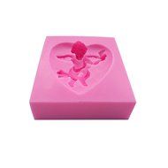 Wocuz WZ1269 Silicone Mold 3D Angel Shape Fondant Chocolate Mold for Decorating Party Cake Top or Side N15