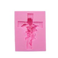 Wocuz WZ1269 Silicone Mold 3D Angel Shape Fondant Chocolate Mold for Decorating Party Cake Top or Side N23